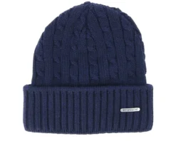 Wool Navy Beanie - Stetson