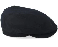 Driver Cap Virgin Wool/Casmere Black Flat Cap - Stetson -Stetson 4043898744232 3