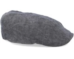Ivy Linen Grey Flat Cap - Stetson -Stetson 4043898762557 3
