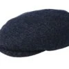 Driver Wool Navy Flat Cap - Stetson