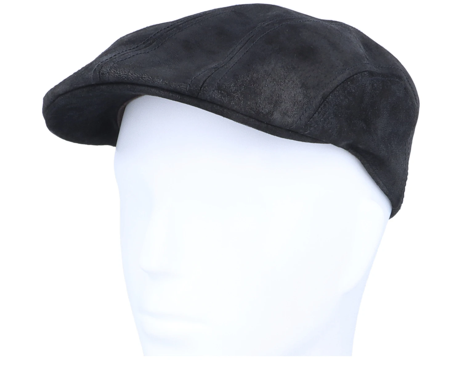 Ivy Cap Pigskin Black Flat Cap - Stetson 5 Ivy Cap Pigskin Black Flat Cap - Stetson - Image 5
