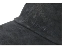 Baseball Cap Pigskin Black Adjustable - Stetson -Stetson 4043898791946 5