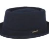 Wool Navy Pork Pie - Stetson
