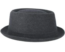 Wool Grey Pork Pie - Stetson -Stetson 4043898794893 3