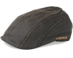Ivy Cap Co/Pe Brown Flat Cap - Stetson