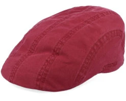 Ivy Cap Delave Maroon Flat Cap - Stetson