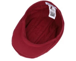 Ivy Cap Delave Maroon Flat Cap - Stetson -Stetson 4043898881180 4
