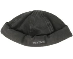 Docker Co/Pe Black Short Beanie - Stetson