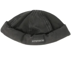 Docker Co/Pe Black Short Beanie - Stetson
