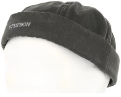 Docker Co/Pe Black Short Beanie - Stetson 5 Docker Co/Pe Black Short Beanie - Stetson -Stetson 4043898881692 3