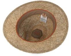 Seagrass Traveller Beige/Grey Straw - Stetson -Stetson 4043898882248 4