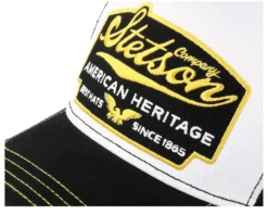 American Heritage White/Black Trucker - Stetson -Stetson 4043898886673 5 scaled