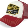 American Heritage White/Maroon Trucker - Stetson