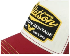 American Heritage White/Maroon Trucker - Stetson 11 American Heritage White/Maroon Trucker - Stetson -Stetson 4043898886680 6