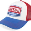 Gasoline White/Red/Royal Trucker - Stetson