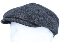 Hatteras Wool Heather Black Flat Cap - Stetson -Stetson 4043898899031 5