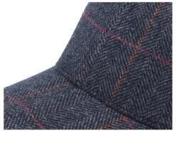 Baseball Cap Wool Ef Fischgrat Charcoal/Black Earflap - Stetson -Stetson 4043898900751 5