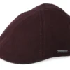 Texas Cotton Knit Dark Brown Flat Cap - Stetson