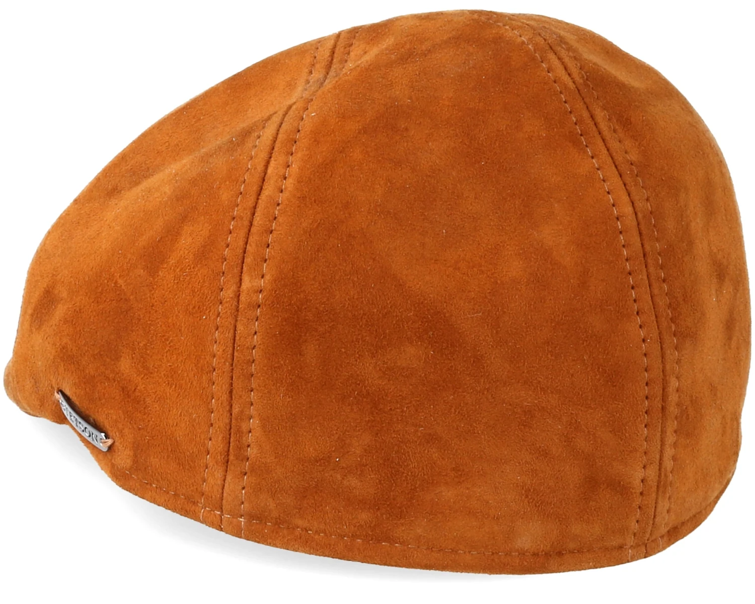 Texas Goat Suede Light Brown Flat Cap - Stetson 2 Texas Goat Suede Light Brown Flat Cap - Stetson - Image 2