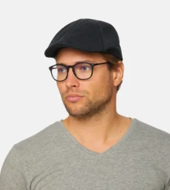 Texas Cotton Black Flat Cap - Stetson 11 Texas Cotton Black Flat Cap - Stetson -Stetson 4043898929523 Sven MALE 1 20210921 scaled