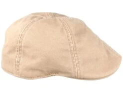 Texas Cotton Beige Flat Cap - Stetson -Stetson 4043898929561 3