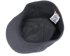 Texas Cotton Vintage Black Flat Cap - Stetson -Stetson 4043898929653 4