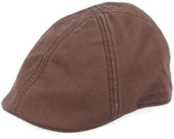 Texas Cotton Brown Flat Cap - Stetson