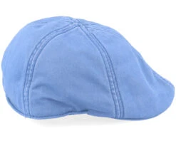 Texas Cotton Blue Flat Cap - Stetson -Stetson 4043898929868 3