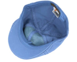 Texas Cotton Blue Flat Cap - Stetson -Stetson 4043898929868 4