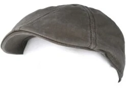 Texas Cotton Olive Flat Cap - Stetson -Stetson 4043898929929 5