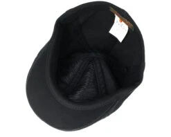 Texas Cotton Black Flat Cap - Stetson -Stetson 4043898929950 4