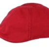 Texas Cotton Red Flat Cap - Stetson