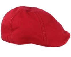 Texas Cotton Red Flat Cap - Stetson -Stetson 4043898929967 3