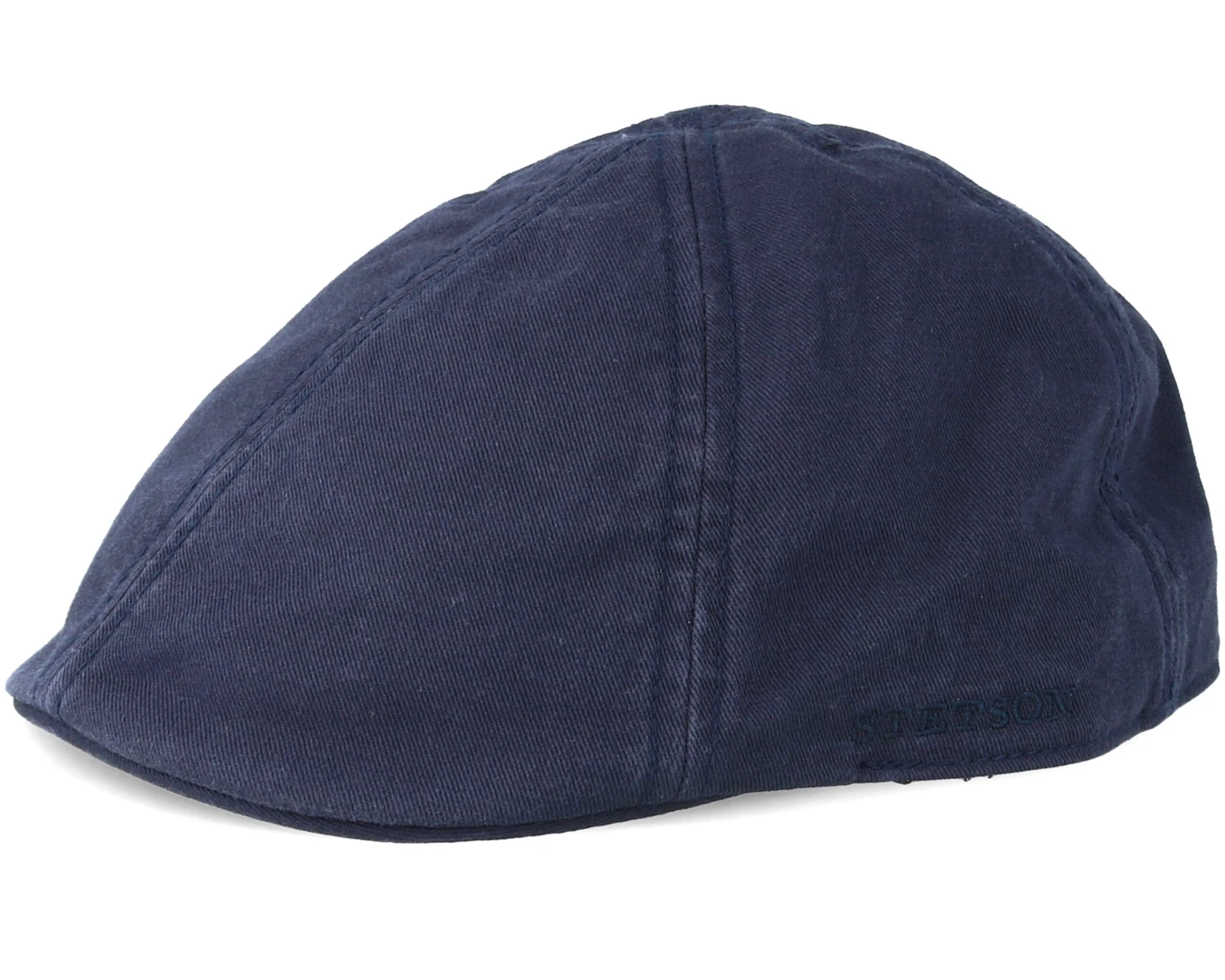 Texas Cotton 2 Navy Flat Cap - Stetson 1 Texas Cotton 2 Navy Flat Cap - Stetson