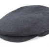 Driver Cap Silk Black Flat Cap - Stetson