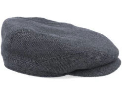 Driver Cap Silk Black Flat Cap - Stetson -Stetson 4043898945271 3