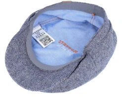 Hatteras Silk Navy Flat Cap - Stetson -Stetson 4043898945684 4