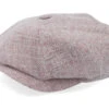 Hatteras Virgin Wool/Linen Purple Flat Cap - Stetson