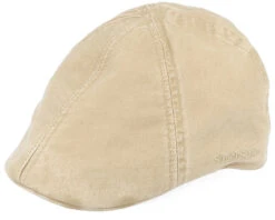 Texas Organic Cotton Khaki Flat Cap - Stetson