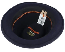 Player Woolfelt Navy/Gunmetal Trilby - Stetson -Stetson 4043898962360 4