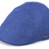 Texas Linen 2 Blue Flat Cap - Stetson