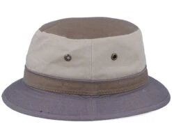 Cotton Brown/Khaki/Grey Bucket - Stetson -Stetson 4063633002175 3