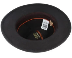 Newark Tiller Woolfelt Charcoal Fedora - Stetson 7 Newark Tiller Woolfelt Charcoal Fedora - Stetson -Stetson 4063633004063 4