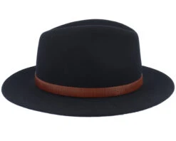Traveller Woolfelt Black Fedora - Stetson -Stetson 4063633004216 3