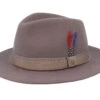 Newark Traveller Woolfelt Brown Fedora - Stetson