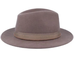 Newark Traveller Woolfelt Brown Fedora - Stetson -Stetson 4063633004452 3