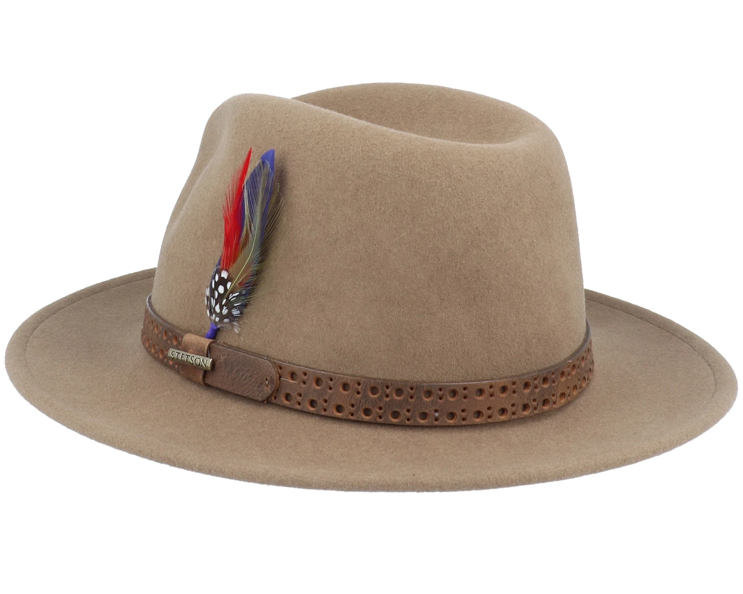 Tller Vitafelt Light Brown Fedora - Stetson 2 Tller Vitafelt Light Brown Fedora - Stetson - Image 2