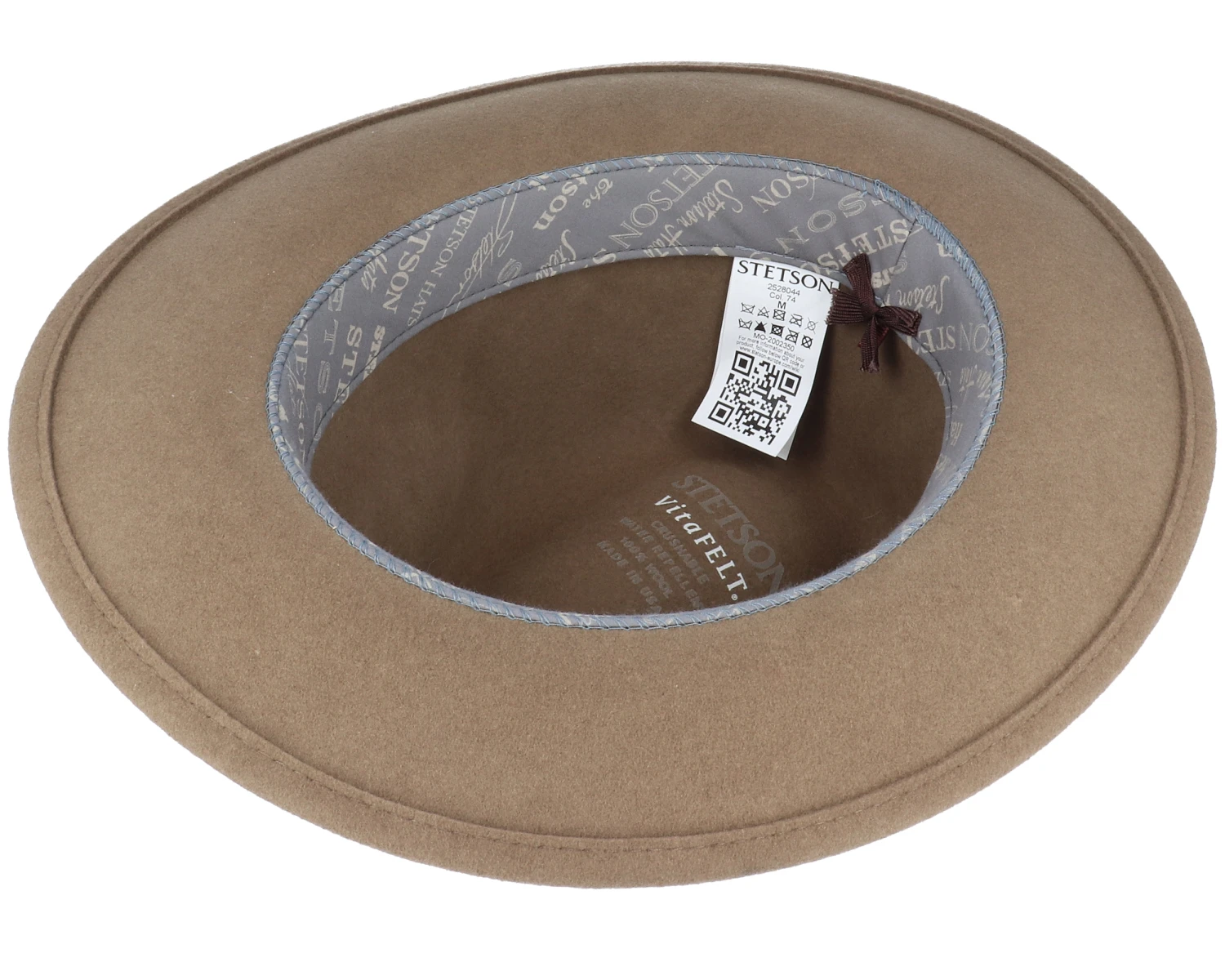 Tller Vitafelt Light Brown Fedora - Stetson 4 Tller Vitafelt Light Brown Fedora - Stetson - Image 4