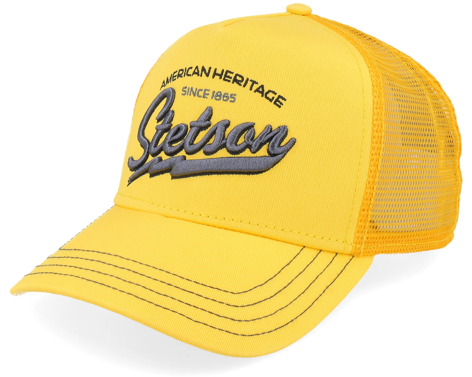 American Heritage Classic Yellow Trucker - Stetson 1 American Heritage Classic Yellow Trucker - Stetson