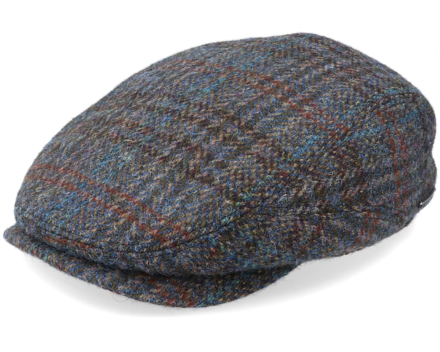Belfast Driver Cap Harris Tweed Navy Flat Cap - Stetson 1 Belfast Driver Cap Harris Tweed Navy Flat Cap - Stetson